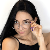 Glitter nail wraps sparkling under bright lighting